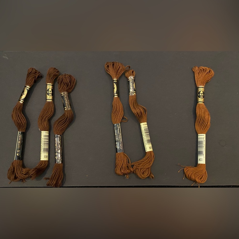 Brown Embroidery Floss Thread Skein - Multipurpose Crafting New - Picture 1 of 7